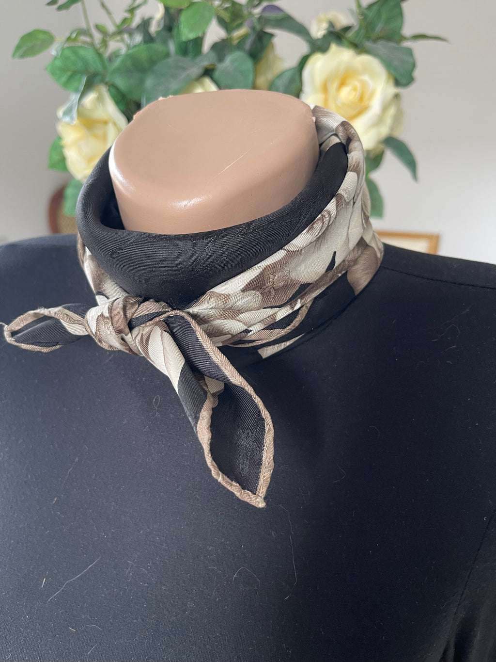 JOOP carré foulard scarf schal sjaal seide soie silk