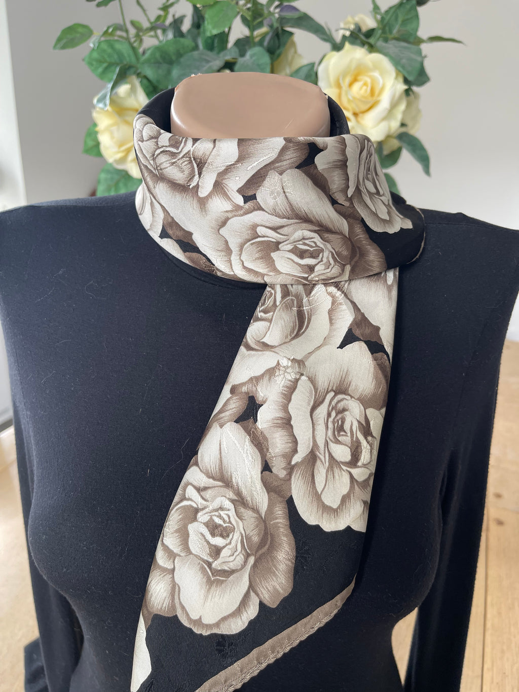 JOOP carré foulard scarf schal sjaal seide soie silk