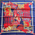 HERMES foulard carré schal scarf seide silk soie