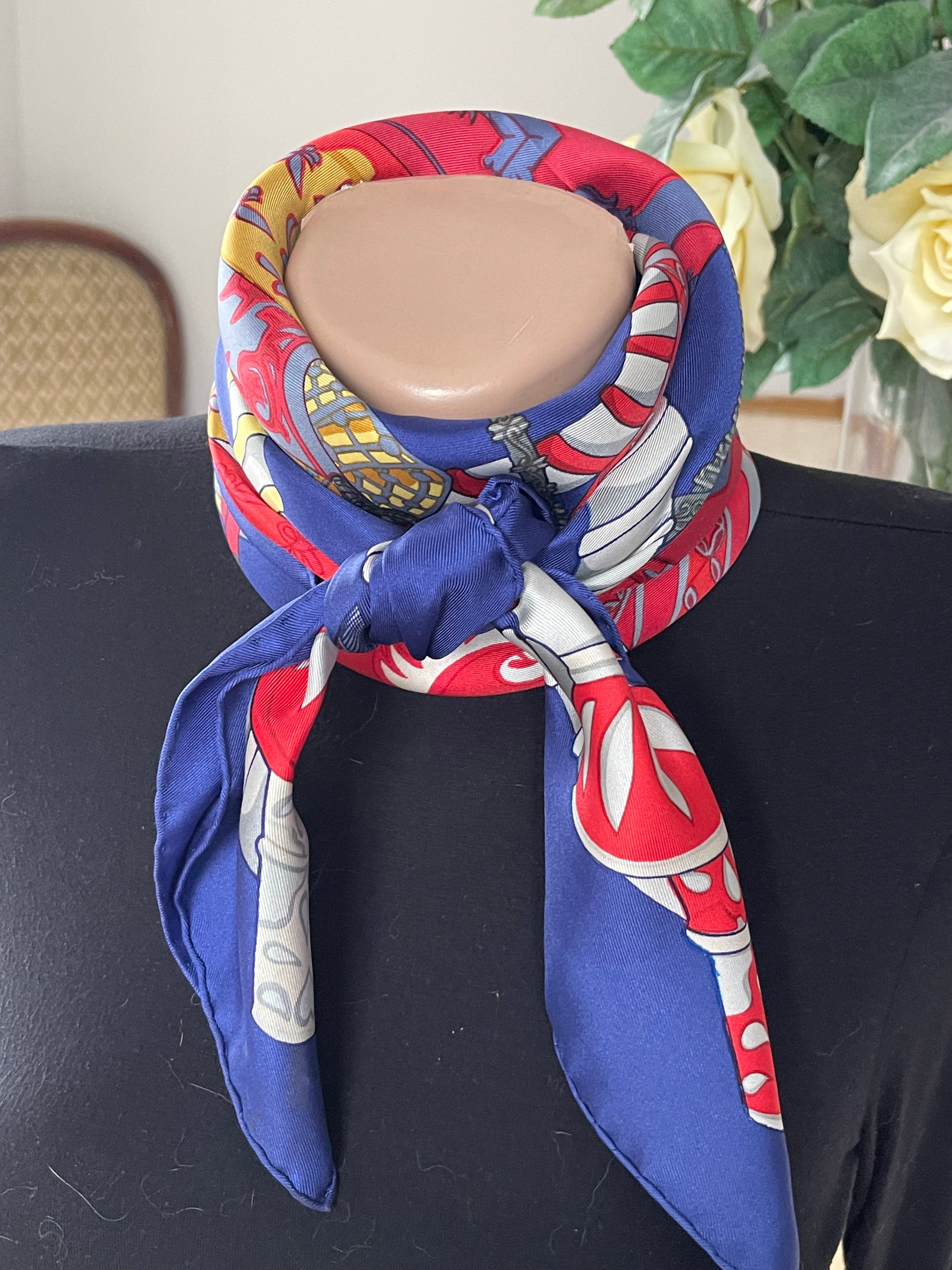 HERMES foulard carré schal scarf seide silk soie