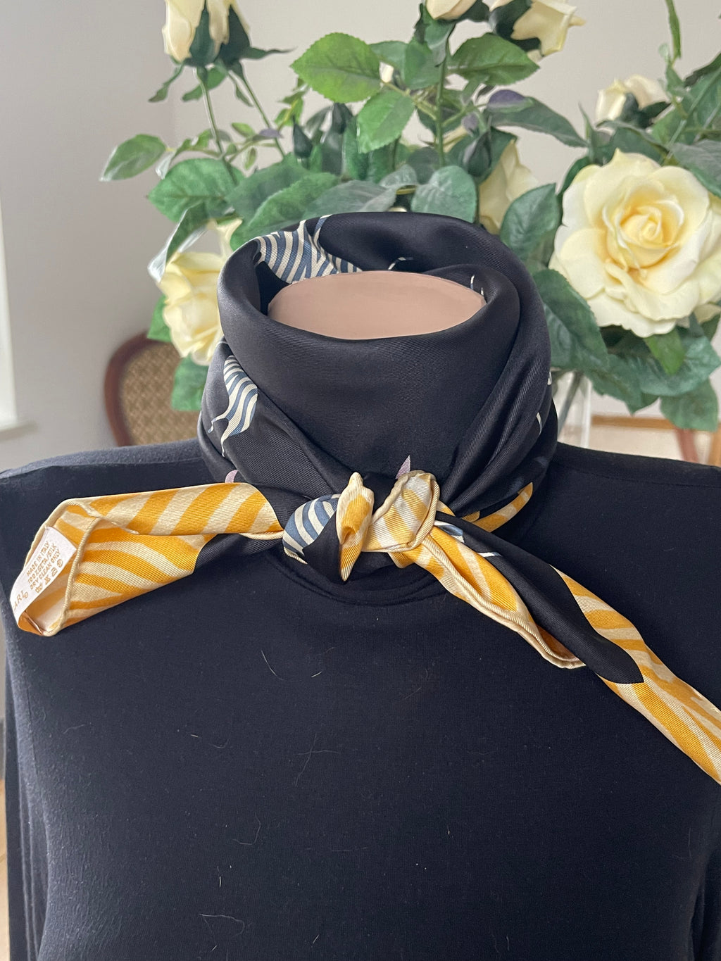 BULGARY Foulard carré schal sjaal seide seta soie silk