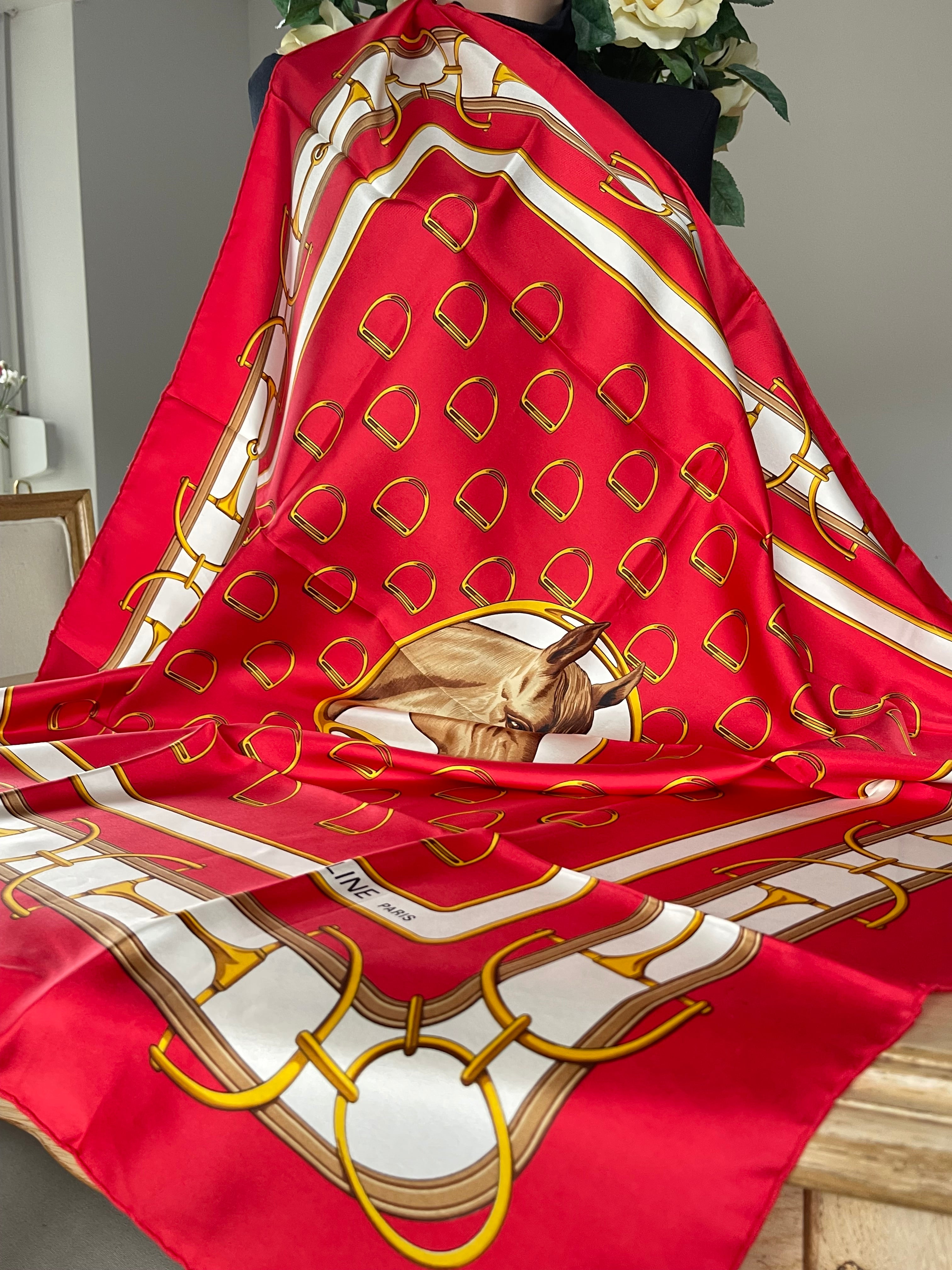CELINE foulard carré seide soie silk