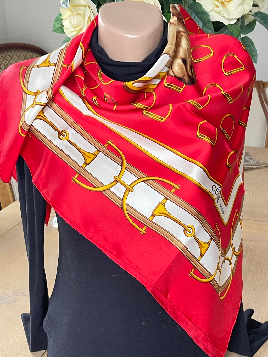 CELINE foulard carré seide soie silk