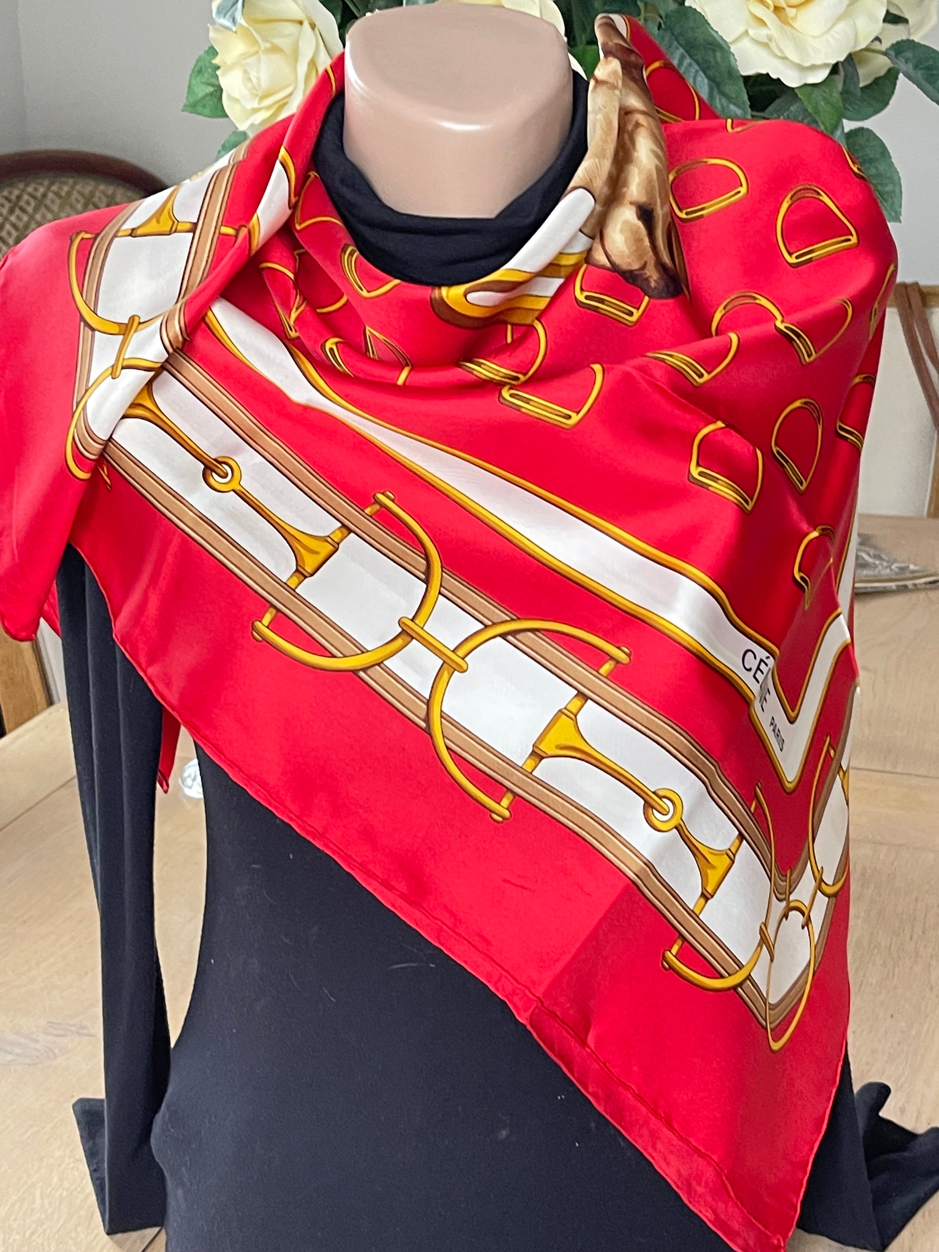 CELINE foulard carré seide soie silk