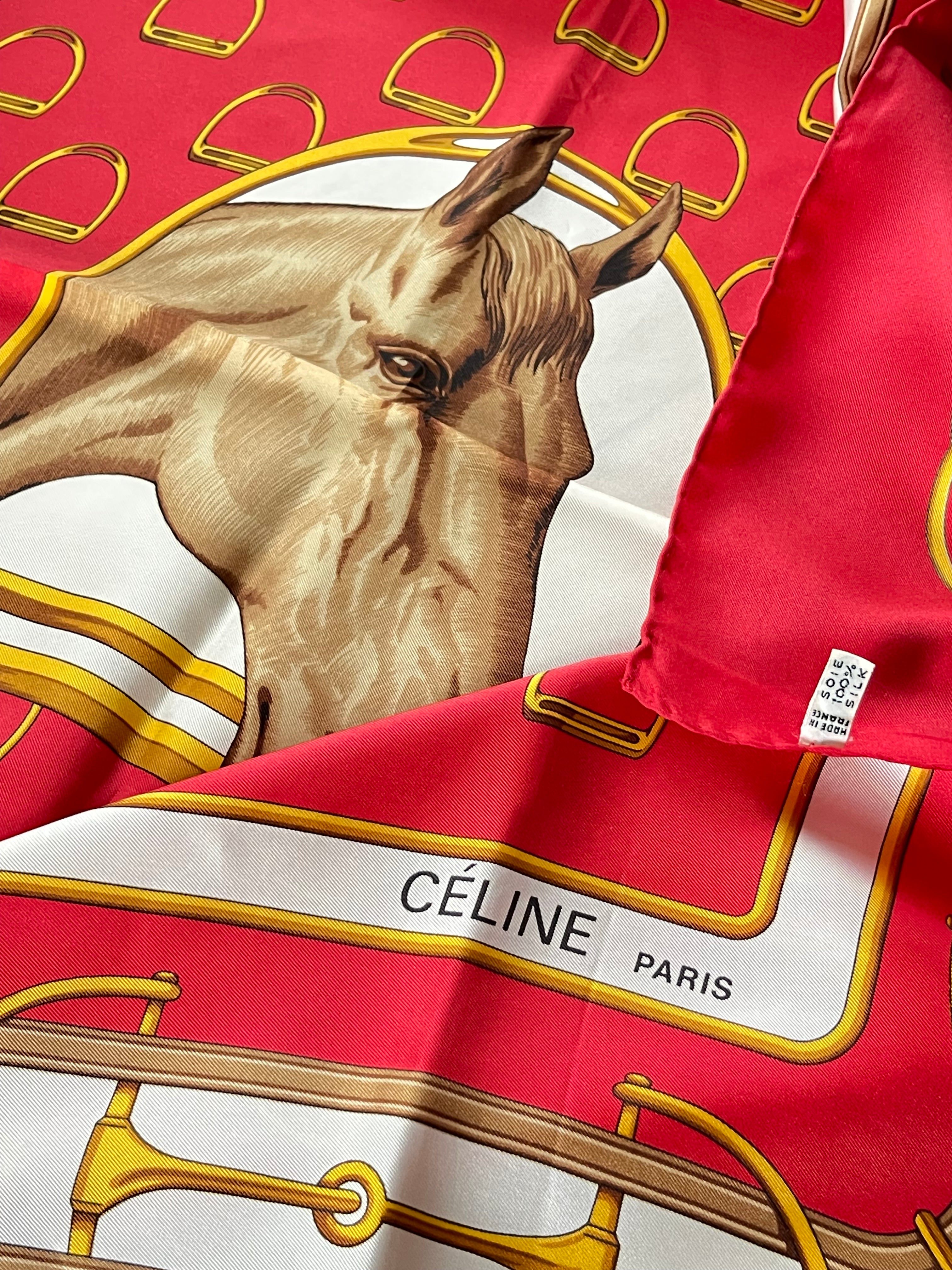 CELINE foulard carré seide soie silk