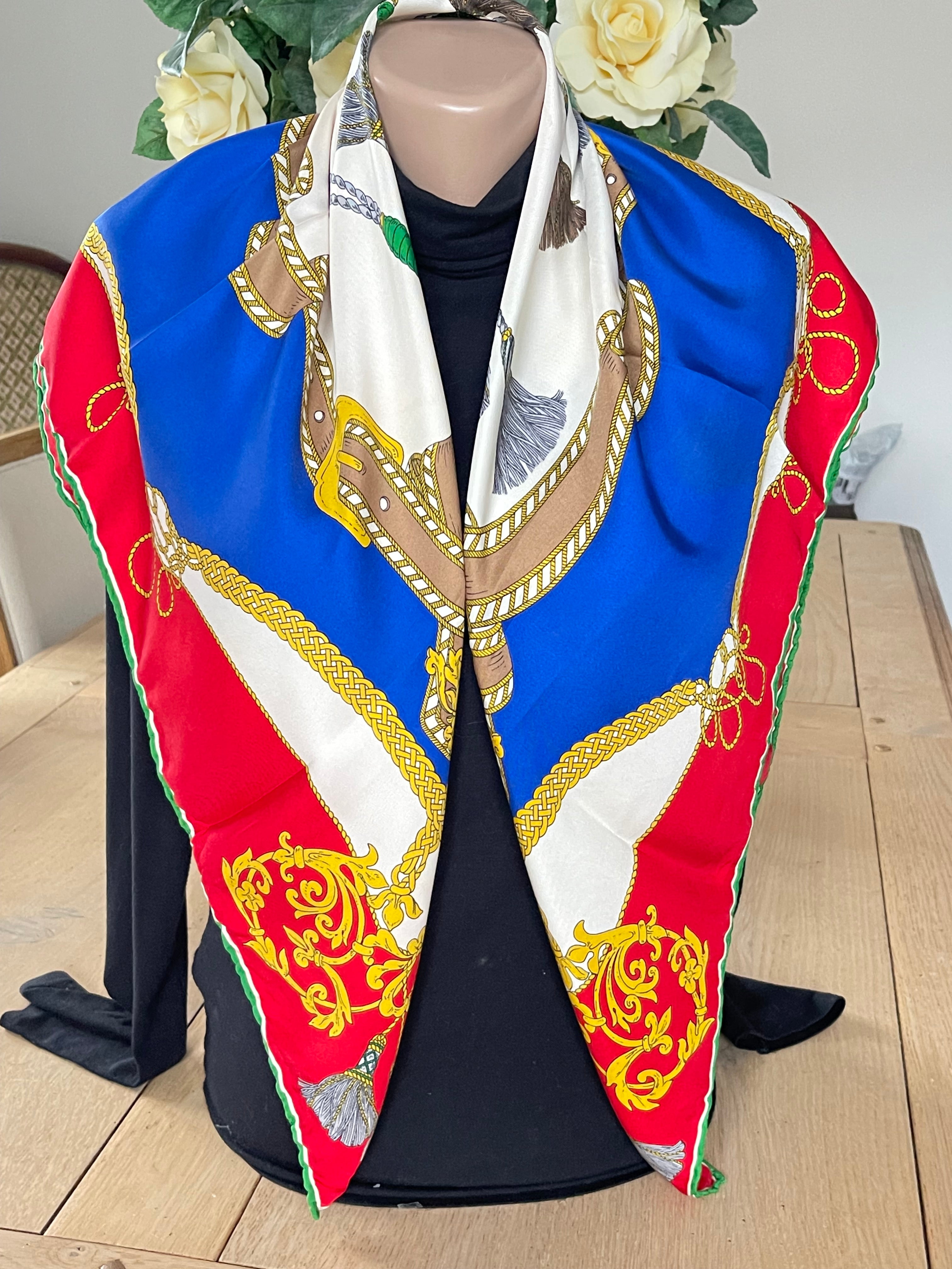 Celine foulard carré schal seide silk soie