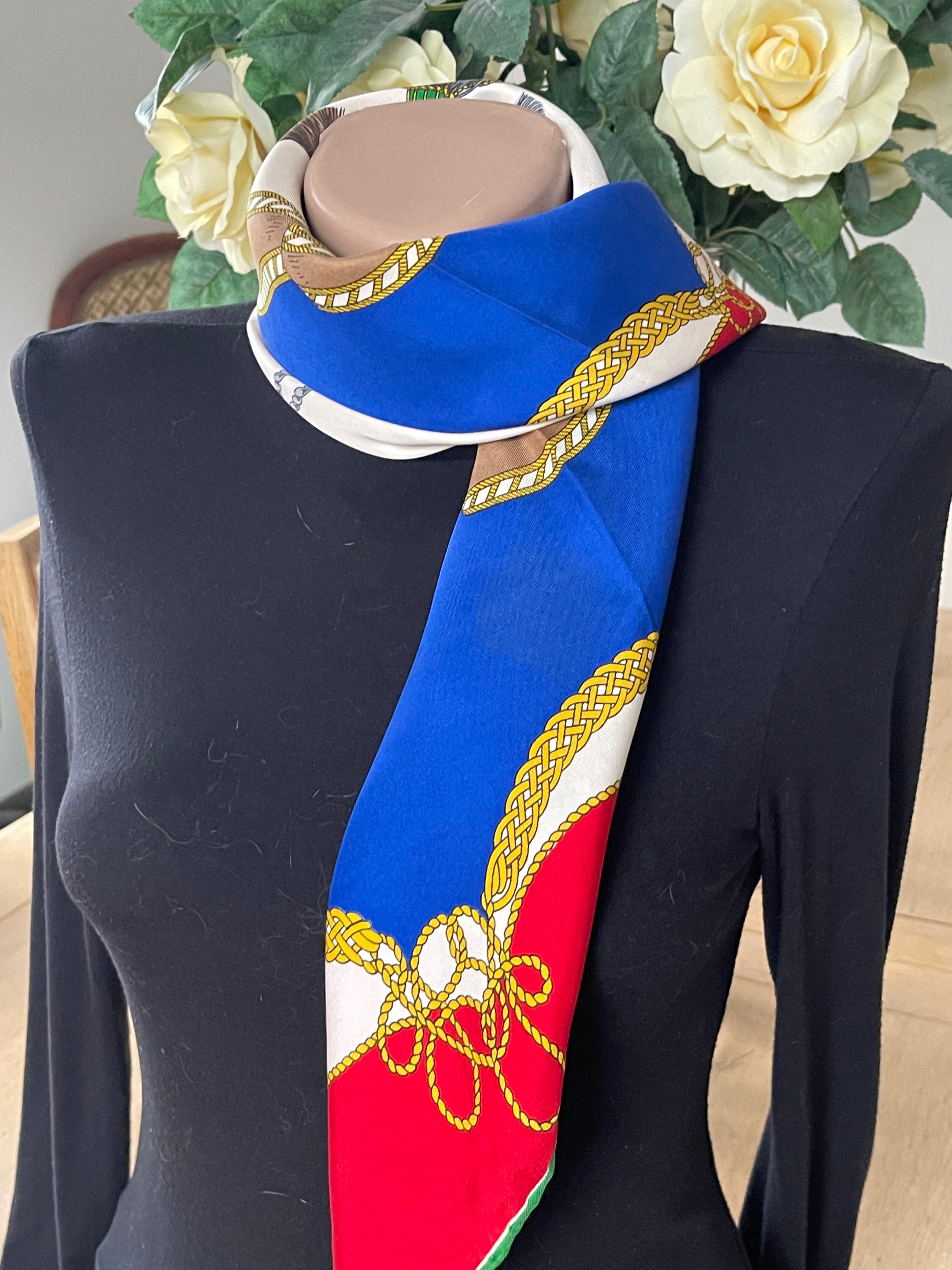 Celine foulard carré schal seide silk soie
