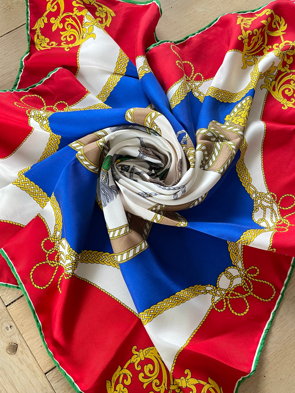 Celine foulard carré schal seide silk soie