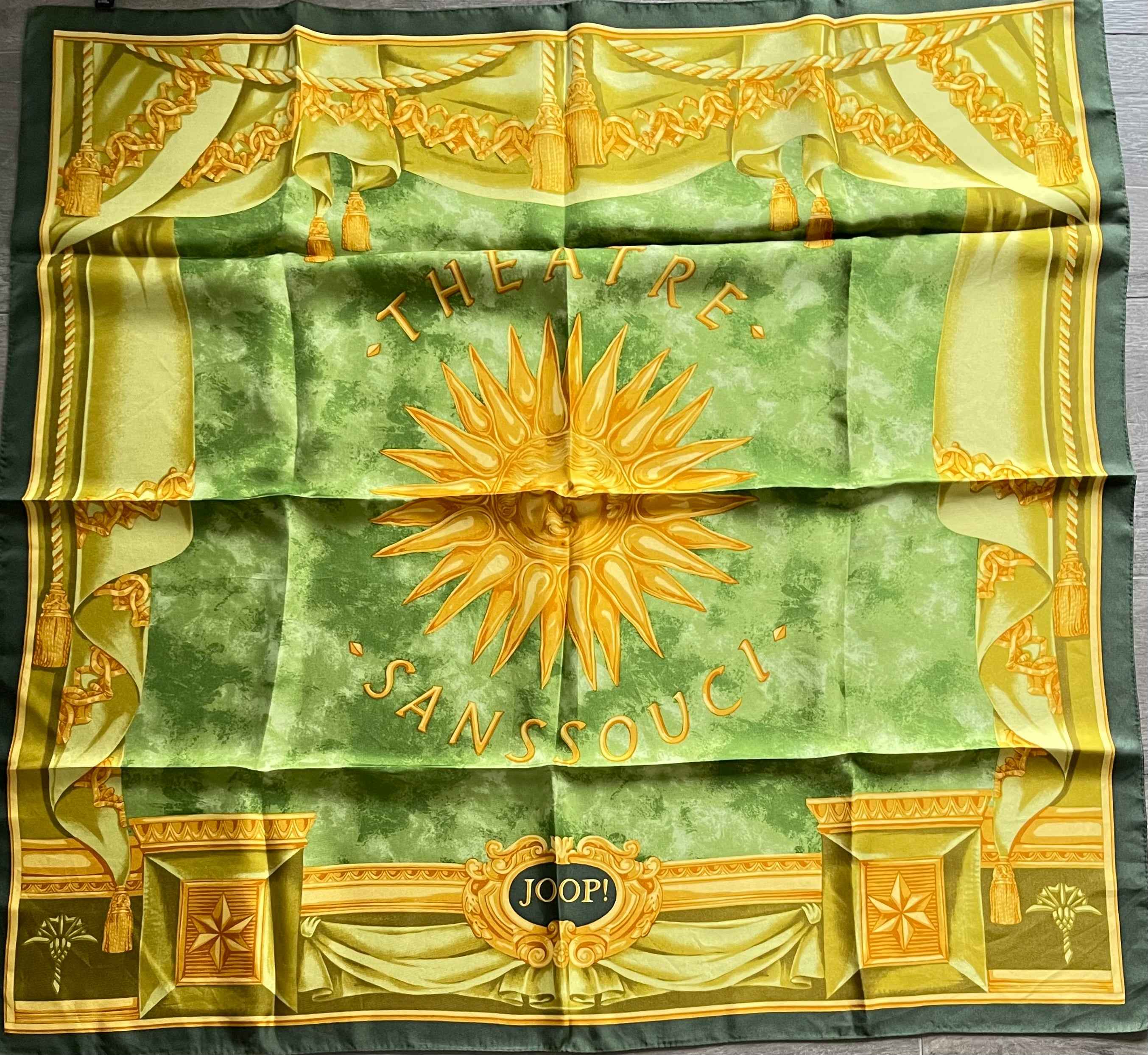 JOOP! foulard carré en soie silk scarf schal seide