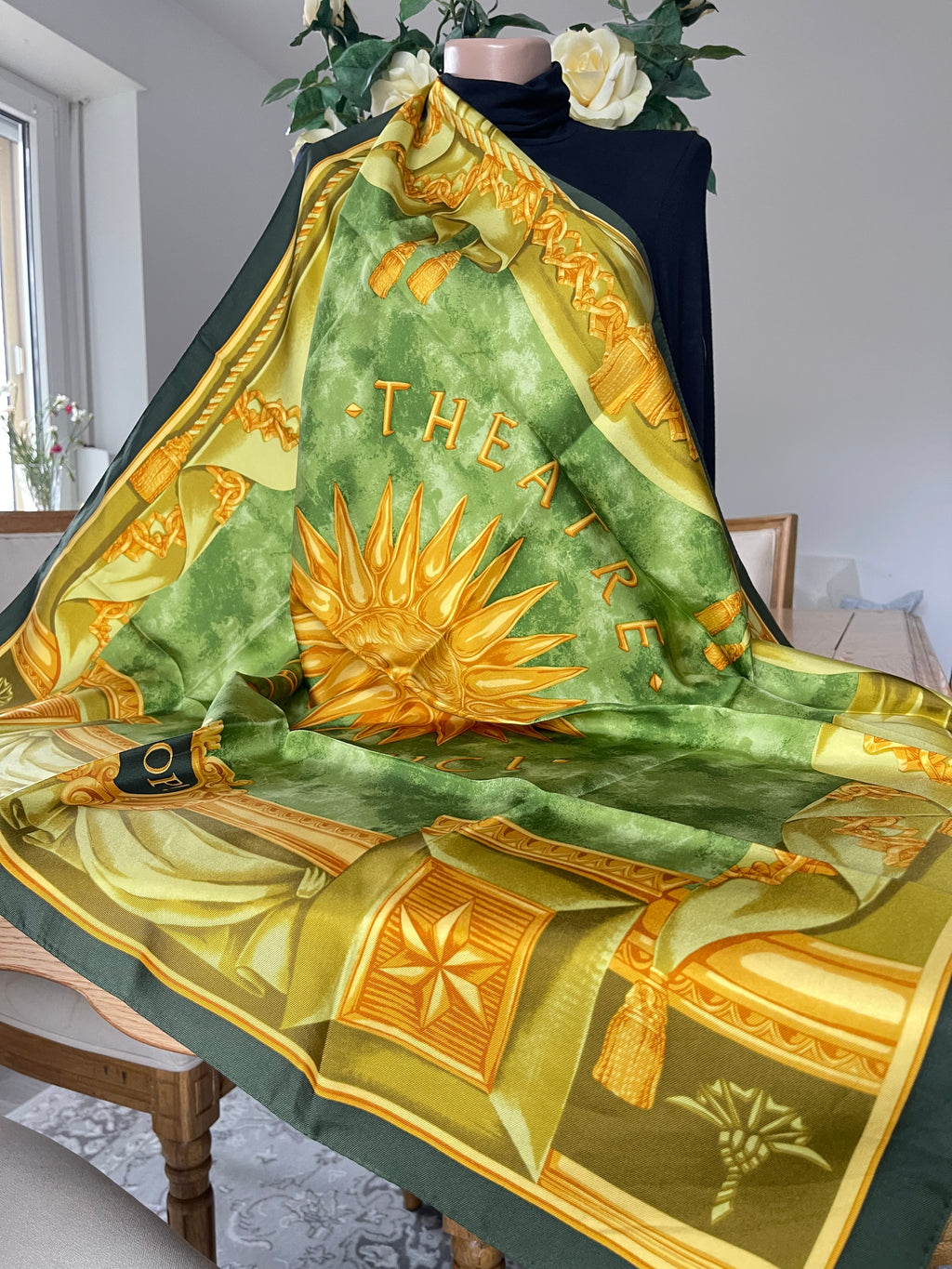 JOOP! foulard carré en soie silk scarf schal seide