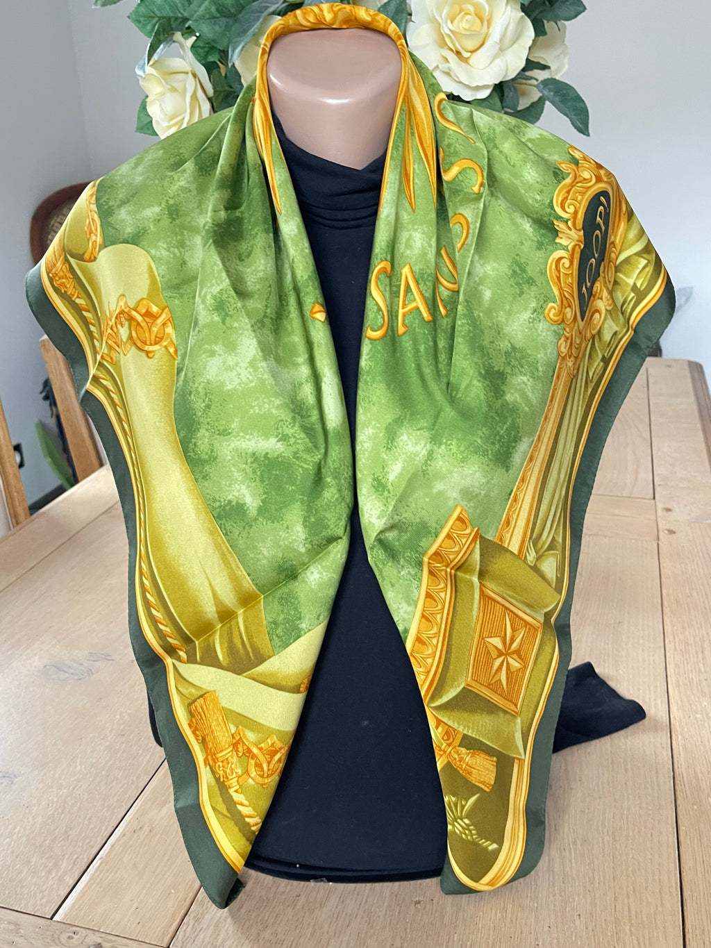 JOOP! foulard carré en soie silk scarf schal seide