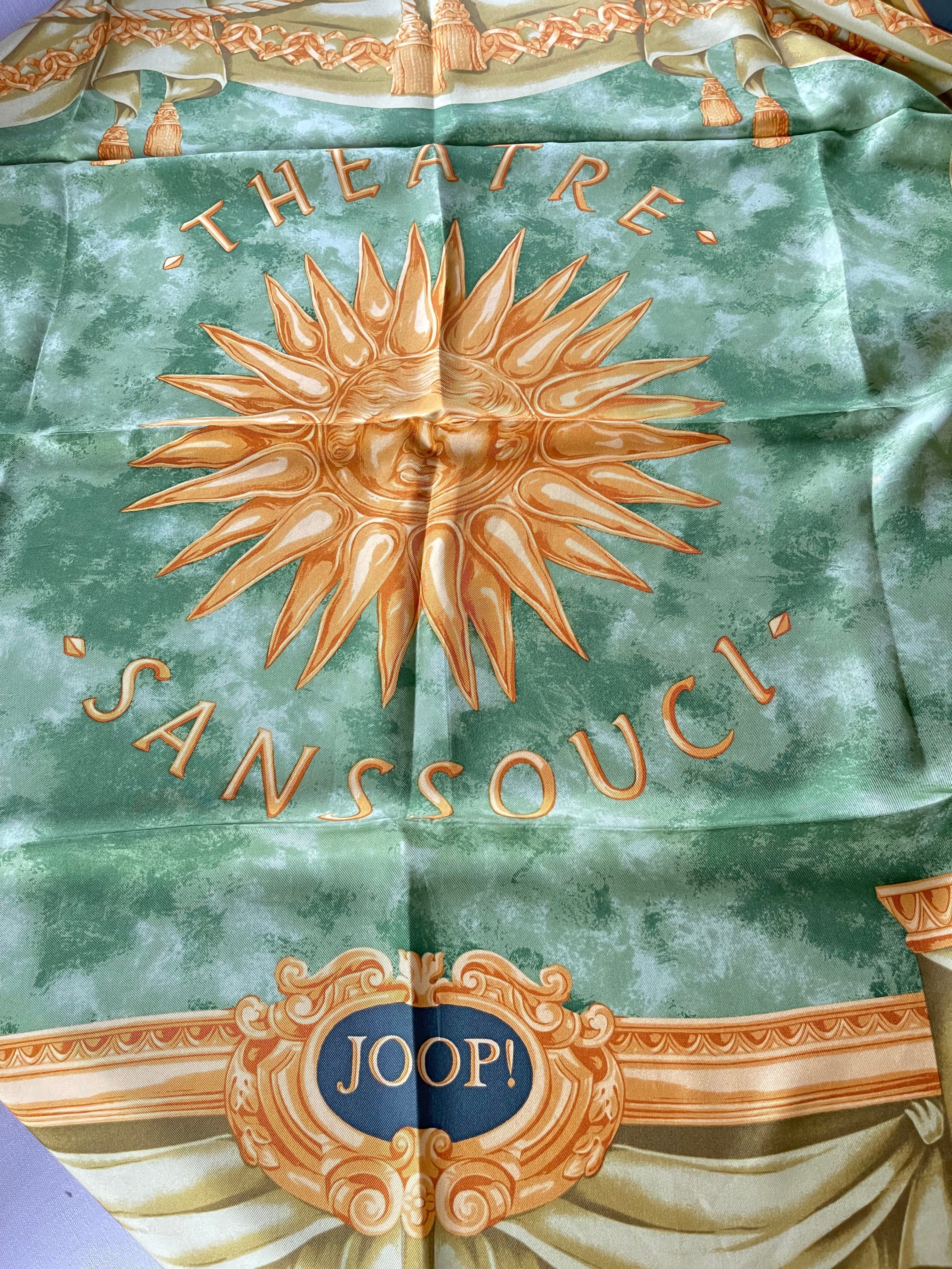 JOOP! foulard carré en soie silk scarf schal seide